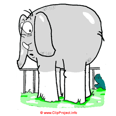 Elefant / Clipart kostenlos