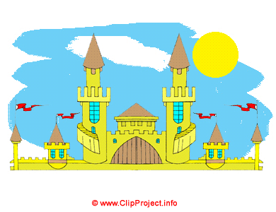 Burg, Schloss / Clipart gratis Gif