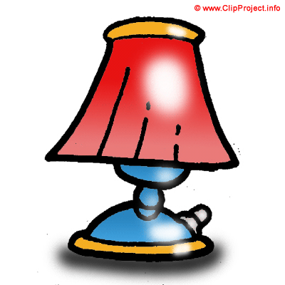 Tischlampe kostenlos Clipart Gif