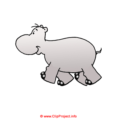 Nilpferd, Gif Clipart kostenlos herunterladen