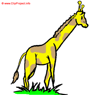 Giraffe, Gif Clipart kostenlos herunterladen