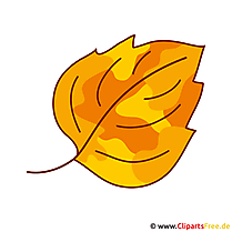 Blatt Clipart - Herbst Bilder gratis