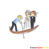 Gondel Clipart Bilder zu Hochzeit