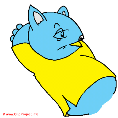 Blue cat clip art - Picture of animals Blue cat clip art - Picture of animals