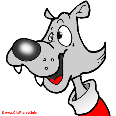 Cartoon wolf - Pictures of zoo animals Cartoon wolf - Pictures of zoo animals