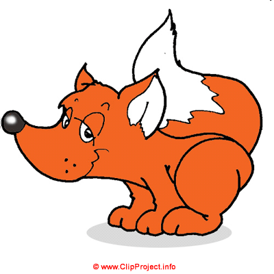 Fox cartoon clipart - Zoo animals clip art Fox cartoon clipart - Zoo animals clip art