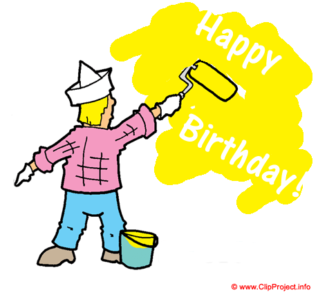 Greeting e-card for Birthday - Happy Birthday clip art free Greeting e-card for Birthday - Happy Birthday clip art free