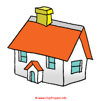 House cartoon clipart free