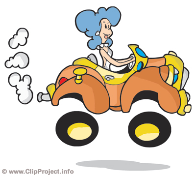 Woman driving car funny image clip art Woman driving car funny image clip art