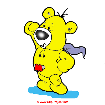 Super teddy clip art