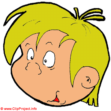 Boy head clipart free