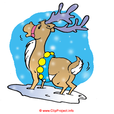 Christmas deer clip art free Christmas deer clip art free