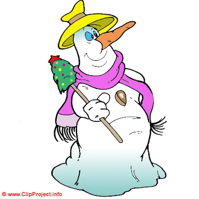 Snowman cartoon - Christmas clip art free Snowman cartoon - Christmas clip art free