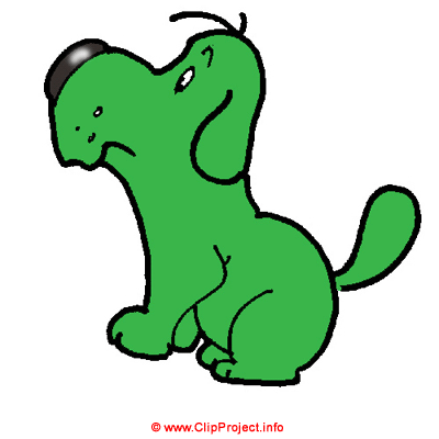 Green dog clip art image free Green dog clip art image free