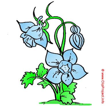 Blue flower clip art free Blue flower clip art free