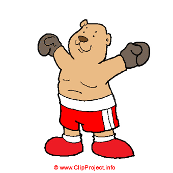 Bear Boxer Olympic clipart image - Sports images Bear Boxer Olympic clipart image - Sports images