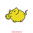 Clip Art gratis Piggy Bank