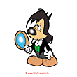 Detectice comic cartoon character free