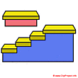 Stairs cartoon image gratis