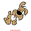 Cartoon dog clipart free