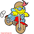 Bike cartoon clipart free